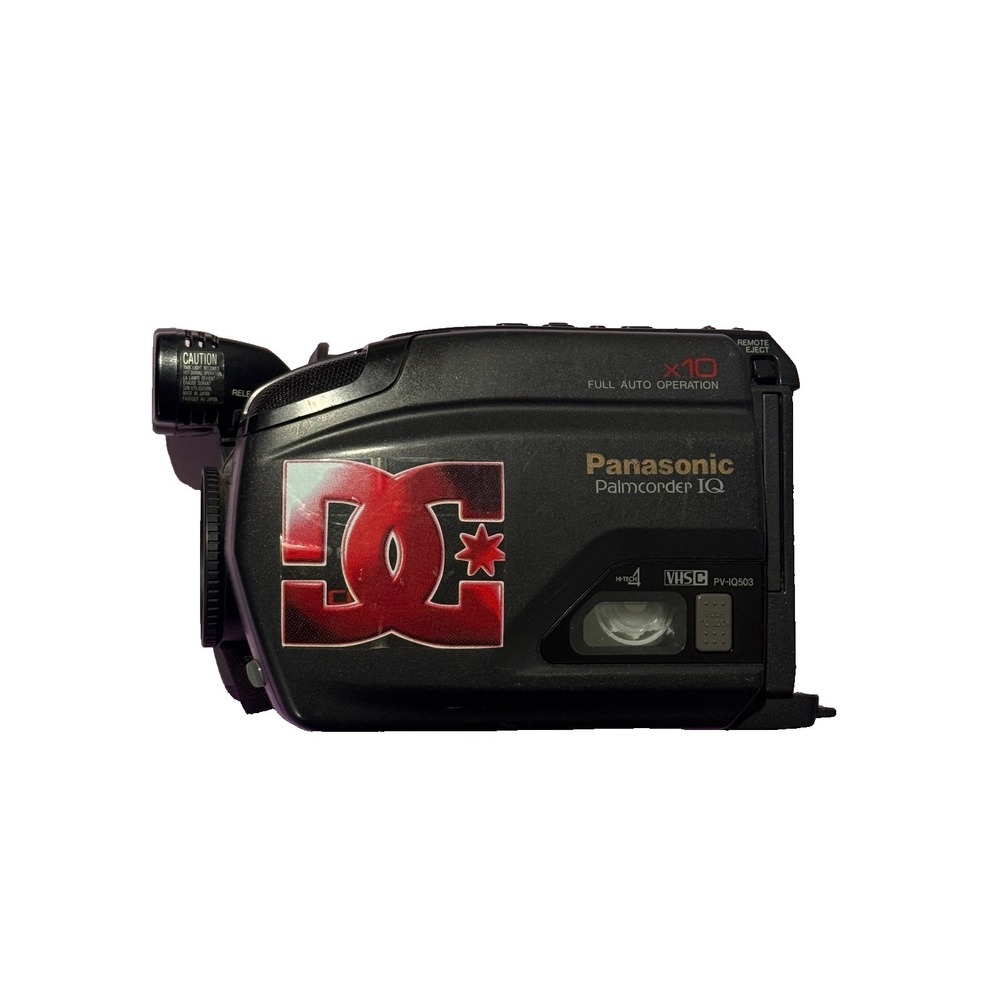 Panasonic PV-IQ504D VHS-C Camcorder Black Palmcorder Untested No Battery